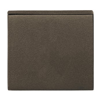 Blindplaatje Basic BSQN53 brons