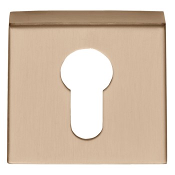 Cilinderplaatje D10V licht brons 