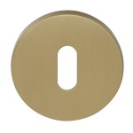 Sleutelplaatje Eclipse DRN53 PVD mat goud