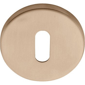 Sleutelplaatje D6 licht brons