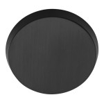 Blindplaatje Eclipse DRB53 PVD mat zwart