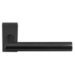 Deurklink Basic LB2 19mm rechthoek rozet PVD gunmetal