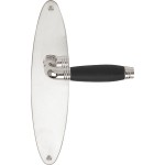 Deurkruk schild Timeless 1934MPOSFC glans nikkel ebben