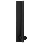 Deurkruk op schild Tense BB104G mat zwart