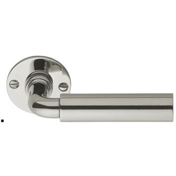 Deurkruk Timeless 1923MRR38 rond rozet 38mm glans nikkel 
