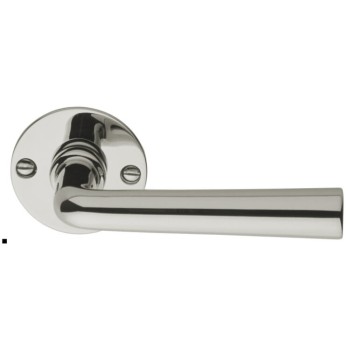 Deurkruk Timeless 1925MRR38 rond rozet glans nikkel