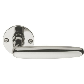 Deurkruk Timeless 1938MRR38 rond rozet glans nikkel