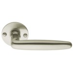 Deurkruk Timeless 1938MRR38 rond rozet mat nikkel