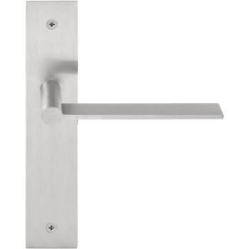 Deurkruk schild Edgy mat RVS