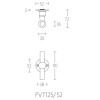 Deurkruk Ferrovia FVT125/52mm gepolijst RVS