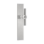 Deurkruk op schild Ferrovia FVT125P236 mat RVS