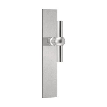 Deurkruk op schild Ferrovia FVT125P236 mat RVS
