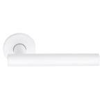 Deurklink Basic LB7 19mm rond rozet wit
