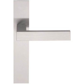 Deurkruk op schild LSQ4 mat RVS