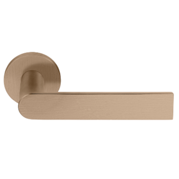 Deurkruk Piet Boon ARC PBA101-G licht brons PVD geveerd
