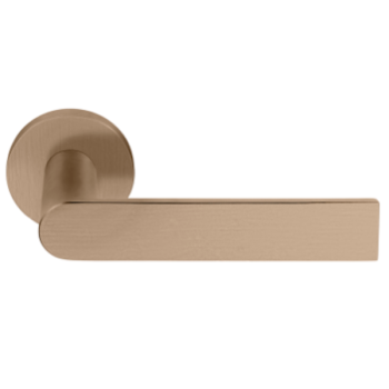 Deurkruk Piet Boon ARC PBA100-G PVD licht brons geveerd