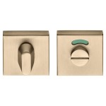 Toiletgarnituur Basic BSQWC53 PVD licht brons met vrij bezet indicatie