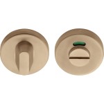 Toiletgarnituur Basic LBWC50D PVD licht brons met vrij bezet indicatie