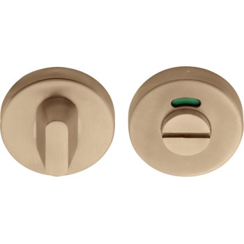 Toiletgarnituur Basic LBWC50D PVD licht brons met vrij bezet indicatie