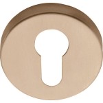 Cilinderplaatje Basic LBY50D PVD licht brons 