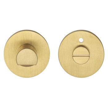 Toiletgarnituur Rivio GLWC53 PVD mat goud met vrij bezet indicatie