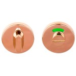 Toiletgarnituur Basic LBWC50 koper PVD met vrij bezet indicatie