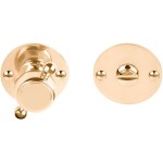 Toiletset BOSCO LZWC50B zonder indicator messing ongelakt