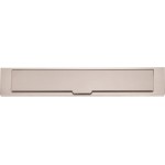 Briefplaat LSQ380 mat RVS