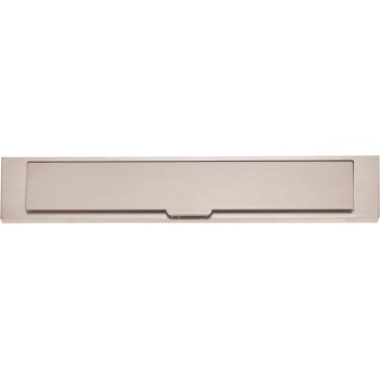 Briefplaat LSQ380 mat RVS