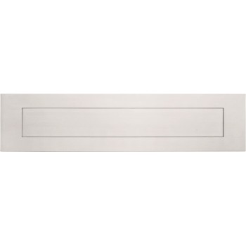 Briefplaat LSQ620 mat RVS