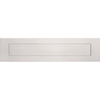 Briefplaat LSQ621 mat RVS