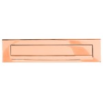 Briefplaat Basic LB535 gepolijst koper PVD