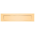 Briefplaat Basic LB535 PVD mat goud
