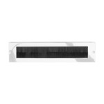 Tochtborstel Basic LB535BI gepolijst RVS