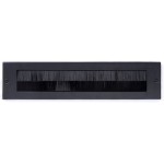 Tochtborstel Basic LB535BI mat zwart