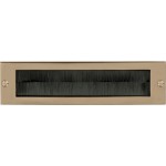 Tochtborstel Basic LB535BI PVD licht brons