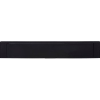 Briefplaat LSQ380 mat zwart