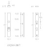 Veiligheidsset LSQSM-28KT mat RVS