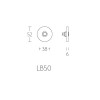 Beldrukker LB50 brons