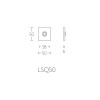 Deurbel LSQ50 mat RVS