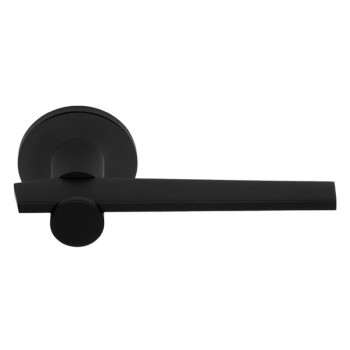 Deurkruk Tense BB100 rond rozet mat zwart