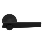 Deurkruk Tense BB101 rond rozet mat zwart