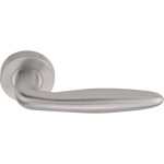 Deurklink Hydra mat RVS rond rozet