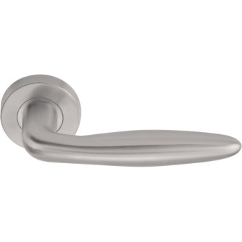 Deurklink Hydra mat RVS rond rozet
