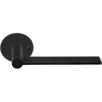 Deurkruk Edgy EGR50 (enkel) rond rozet mat zwart