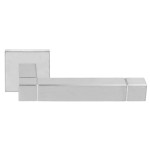 Deurkruk Square JB100G vierkant rozet mat rvs