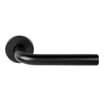 Deurklink Basic LB3 19mm rond rozet Gunmetal PVD