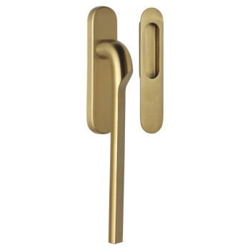 Schuifpuibeslag Rivio GL230 PVD mat goud