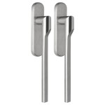 Schuifpuibeslag Rivio GL231PA mat RVS