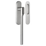 Schuifpuibeslag Rivio GL231 mat RVS